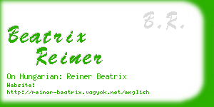 beatrix reiner business card